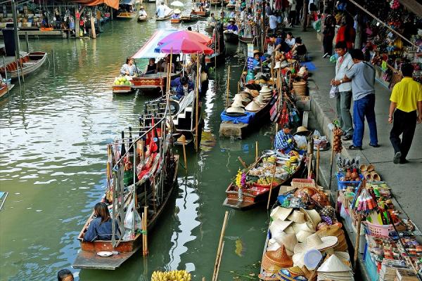 تور بازار خلونگ بانکوک تایلند + تصاویر