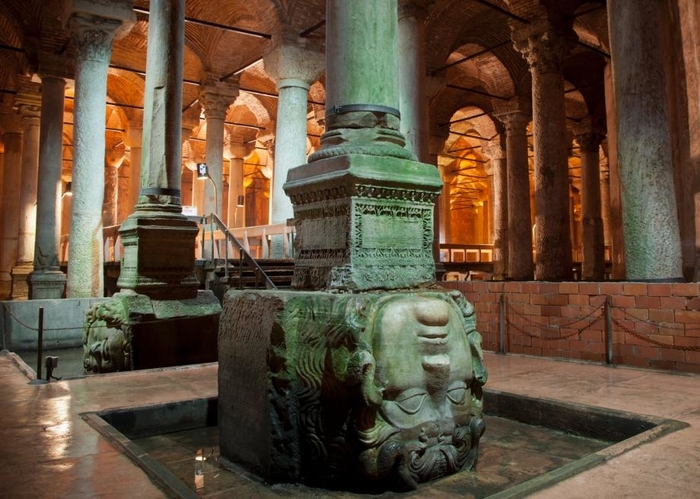 آب انبار باسیلیکا استانبول Cistern Basilica Istanbul