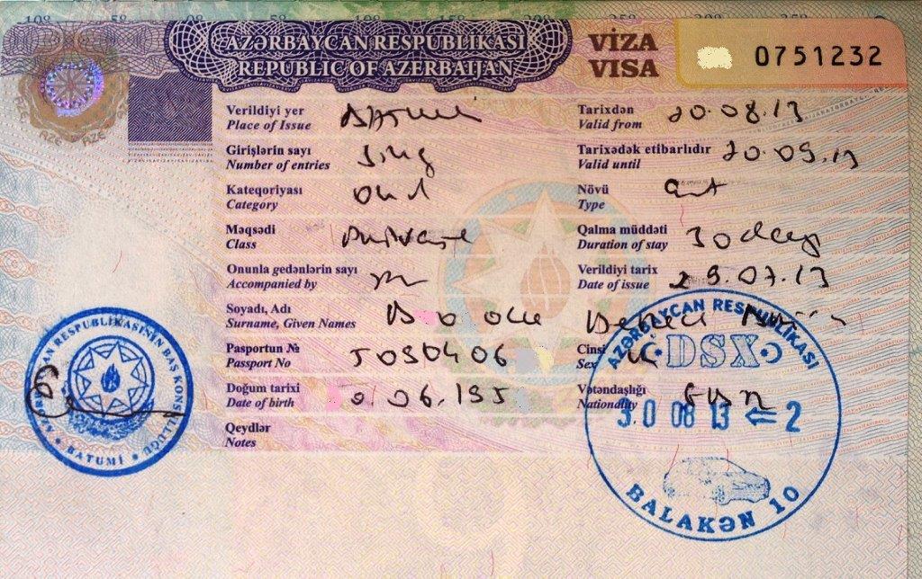  نکاتی در رابطه با هزینه ویزای سفر به آذربایجان
