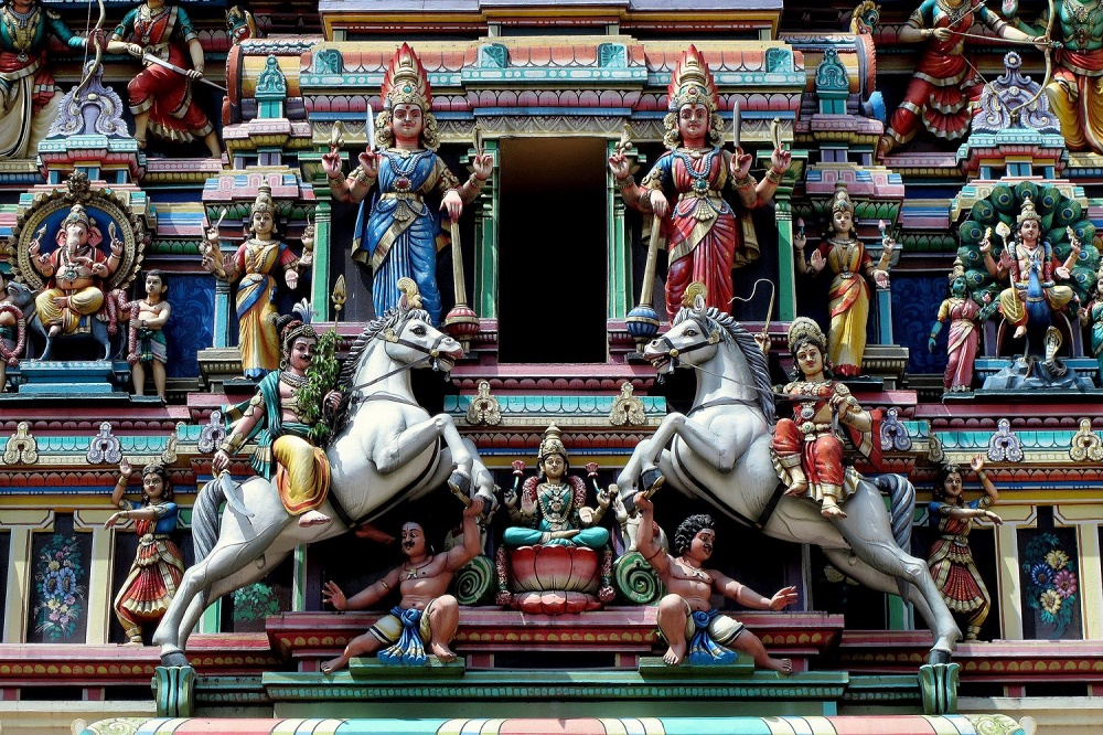 معماری معبد هندی سری ماهاماریامان ‏در کوالالامپور مالزی