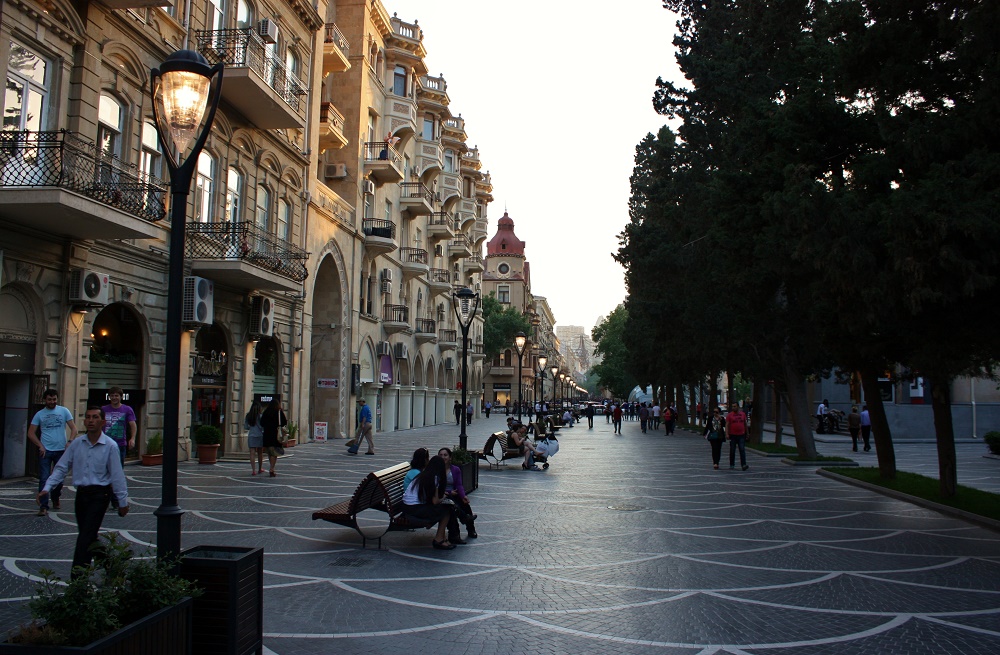 خیابان نظامی باکو در زمان های قدیم