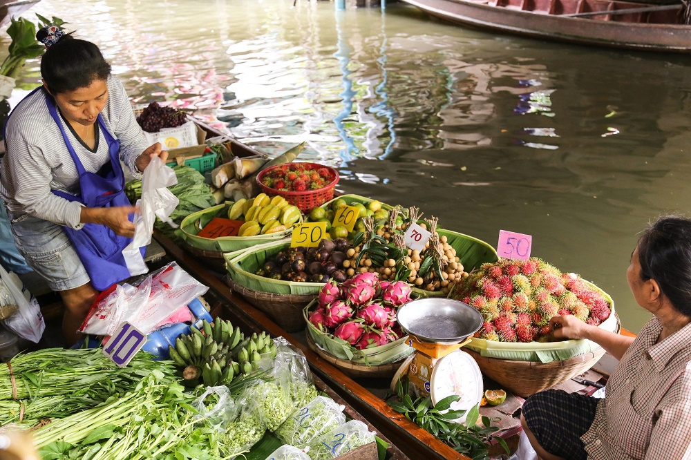 تور بازار خلونگ بانکوک تایلند