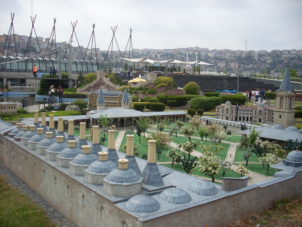 آثار موجود در پارک مينياتورک استانبول