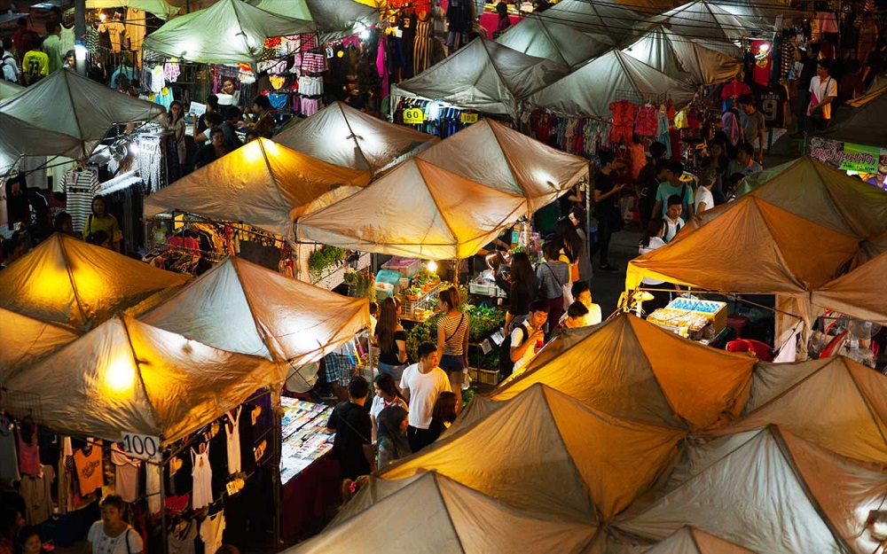 بازار شبانه پات پونگ بانکوک تایلند