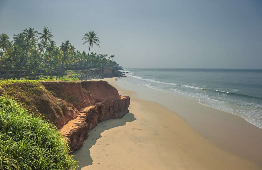 ساحل وارکالا در کرالا هند