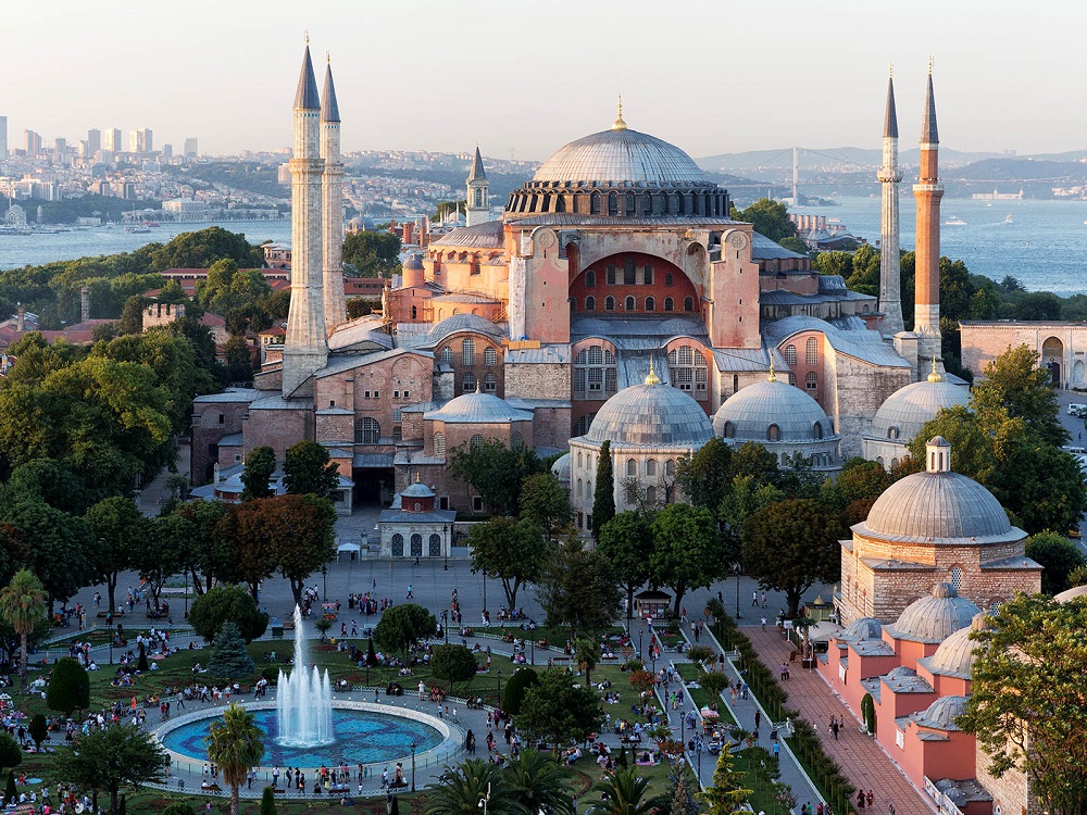 1- مسجد ایاصوفیه استانبول