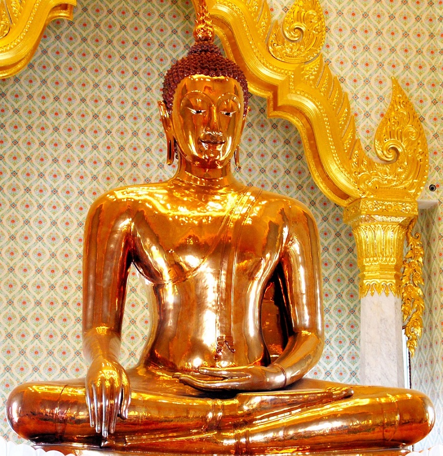 بانکوک بزرگ ترین مجسمه بودا از جنس طلا دارد
