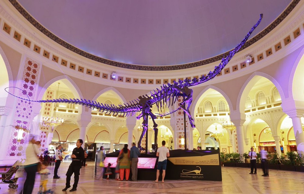 از دایناسور 155 میلیون ساله در دبی مال دیدن کنید