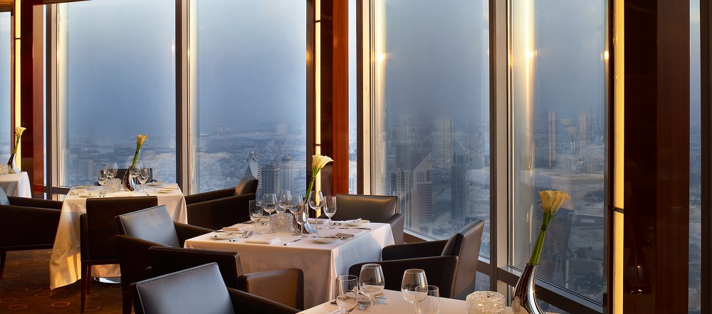 رستوران اتمسفر برج خلیفه دبی