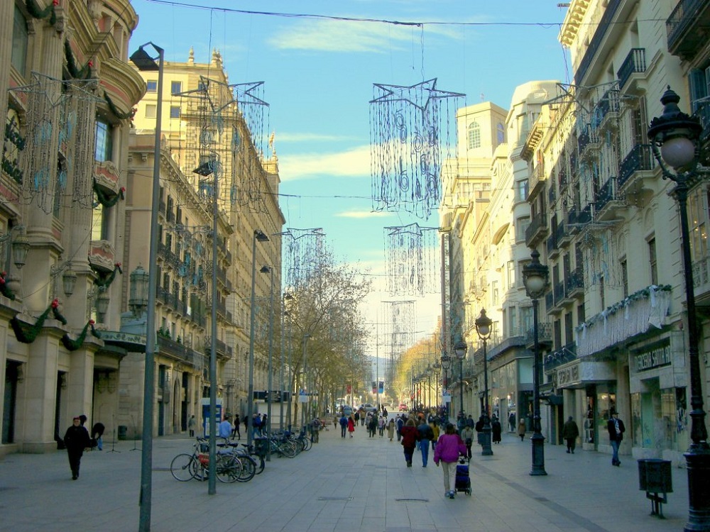خیابان پورتال دل آنخل بارسلونا