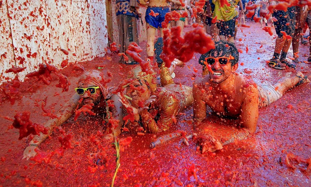 تاریخچه جشن گوجه فرنگی در اسپانیا