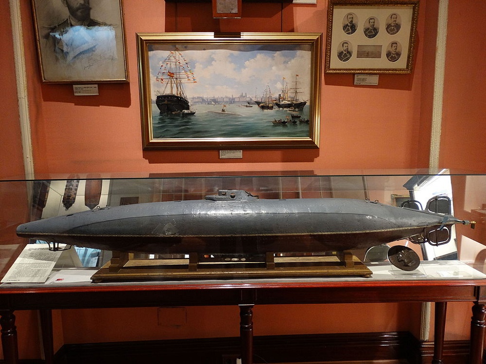زیر دریایی پرال، معروف ترین آثار موزه نیروی دریایی مادرید