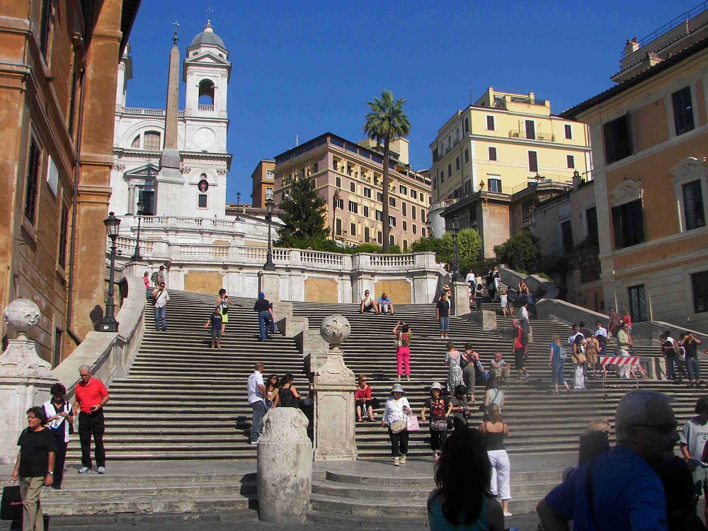 تاریخچه این پله های رم