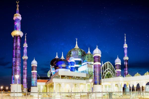 مسجد کریستالی مالزی + تصاویر