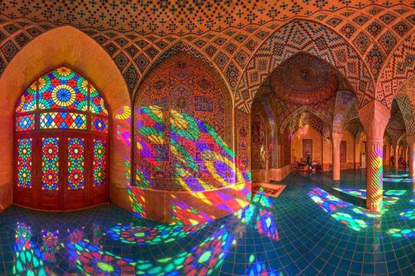 معماری مسجد نصیرالملک شیراز + تصاویر