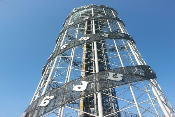 برج الفبا باتومی گرجستان + تصاویر