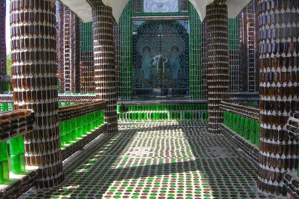  معبد ساخته شده از بطری در تایلند + تصاویر 