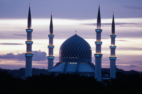  مسجد سلطان صلاح الدین عبدالعزیز شاه کوالالامپور + تصاویر 