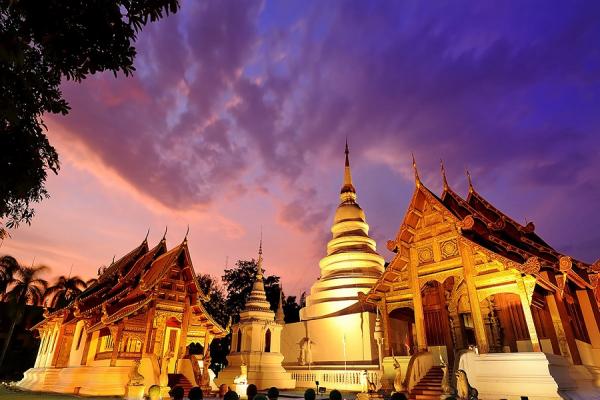 معبد بودایی فرا سینگ در چیانگ مای تایلند + تصاویر