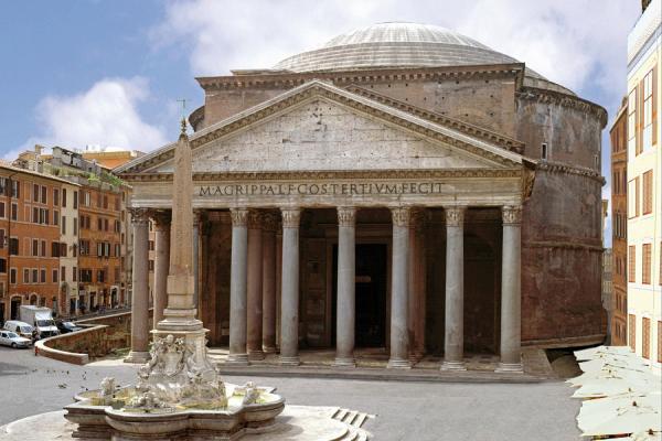 معبد خدایان پانتئون در رم  + تصاویر