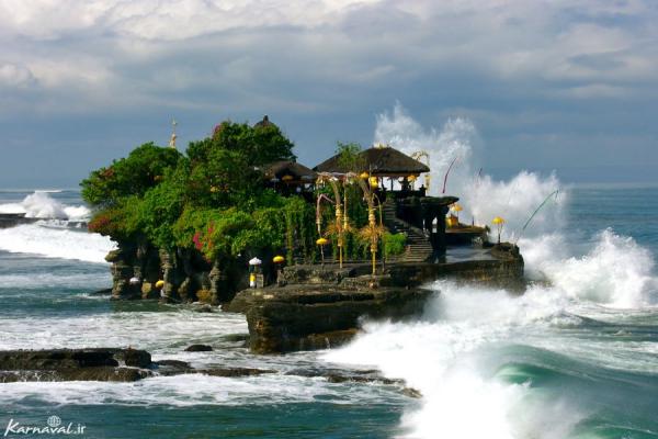 رازهای معبد تانالوت در بالی + تصاویر